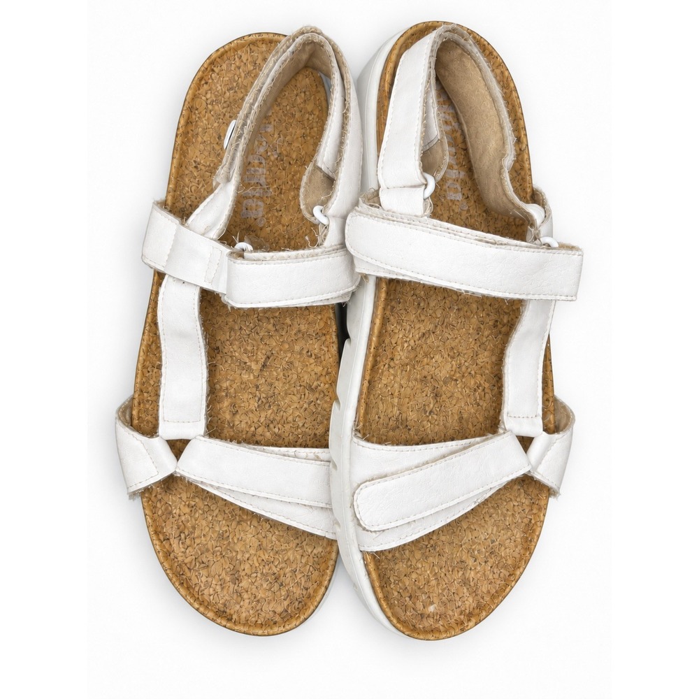 Alegria henna Cork Platform Hook & Loop Sandals Size 38 = US 8 - 8.5